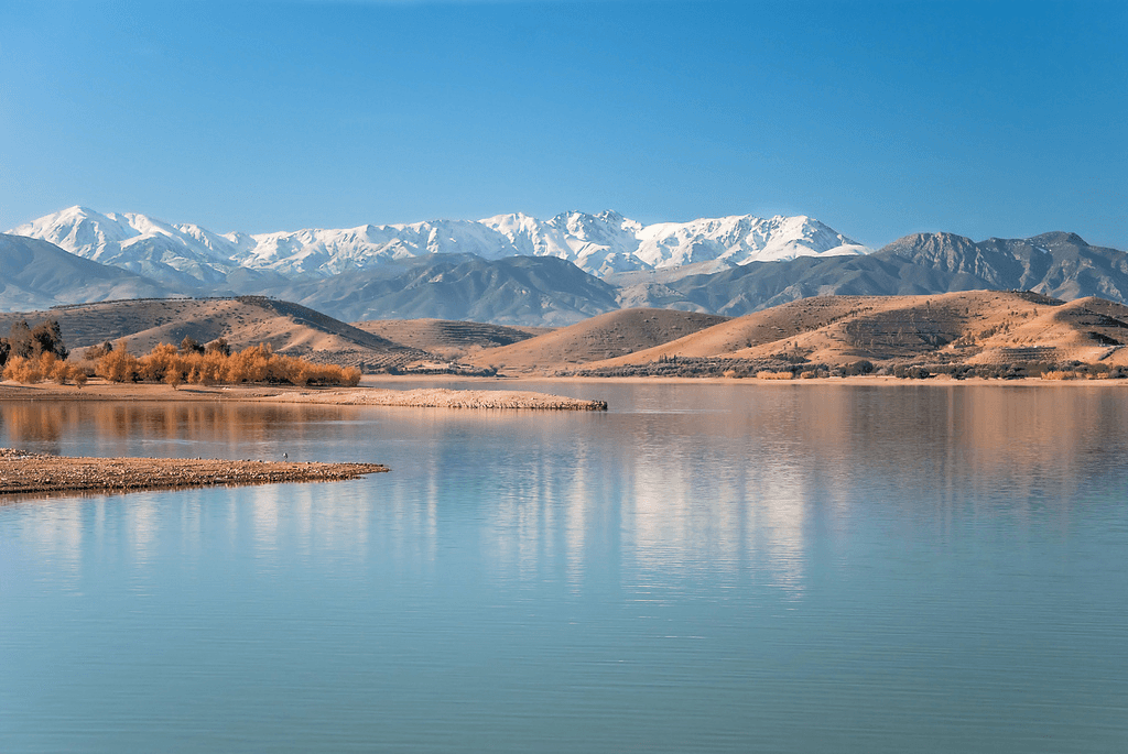 Lalla Takerkoust lake near Marrakech