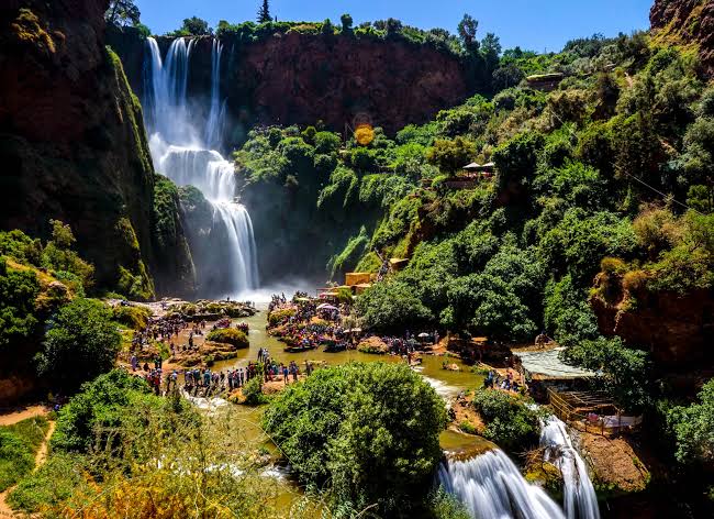 Ouzoud Waterfalls in Azilal Province, Morocco