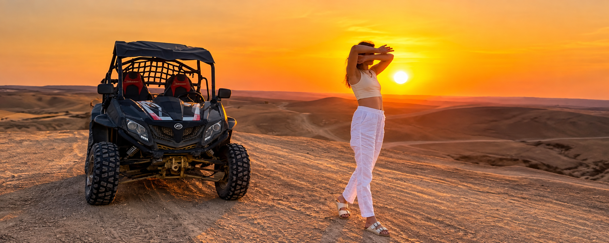 Buggies in the Agafay Desert near Marrakech